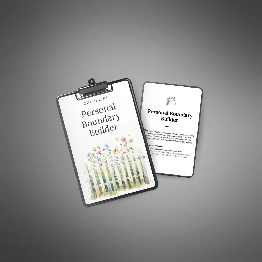 Personal Boundary Builder - Checklist2.webp