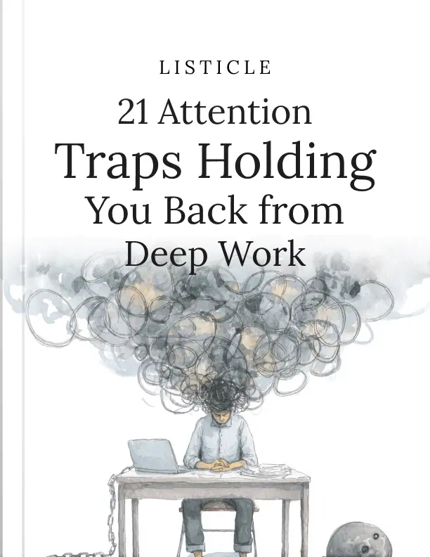21 Attention Traps Holding You Back from Deep Work